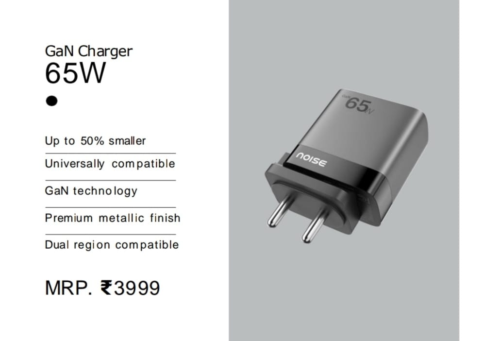 noise GaN charger 65w